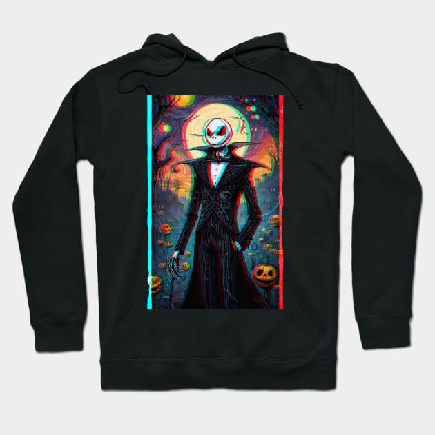 3D Jack Skellington Hoodie by Grave Digs